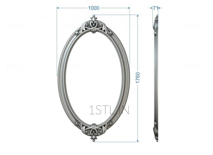 Mirrors and frames (RM_0834) 3D model for CNC machine